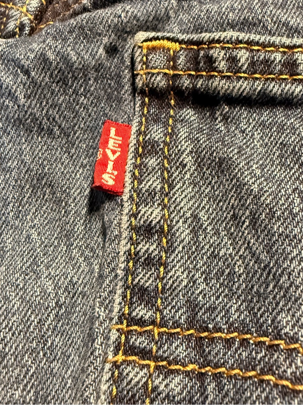Levis Premium 70s High Flare Blue Jeans Womens 31 Big E Retro Boho Bell Bottom - Picture 3 of 6
